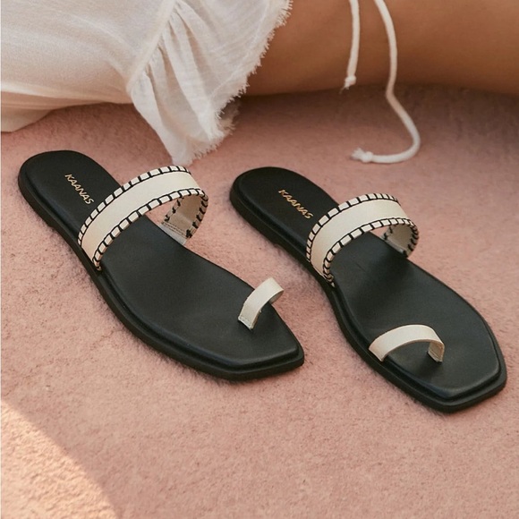 KAANAS
PIRITA TOE RING SANDAL | BLACK - Picture 4 of 4